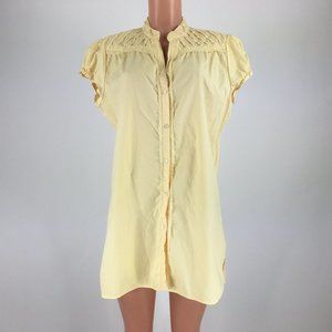 Sonoma Life Style Women's Top Size XL Yellow Long